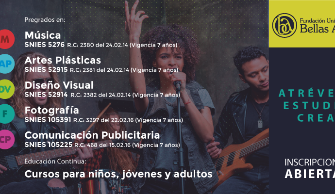 Conviértete en artista con los programas de Bellas Artes